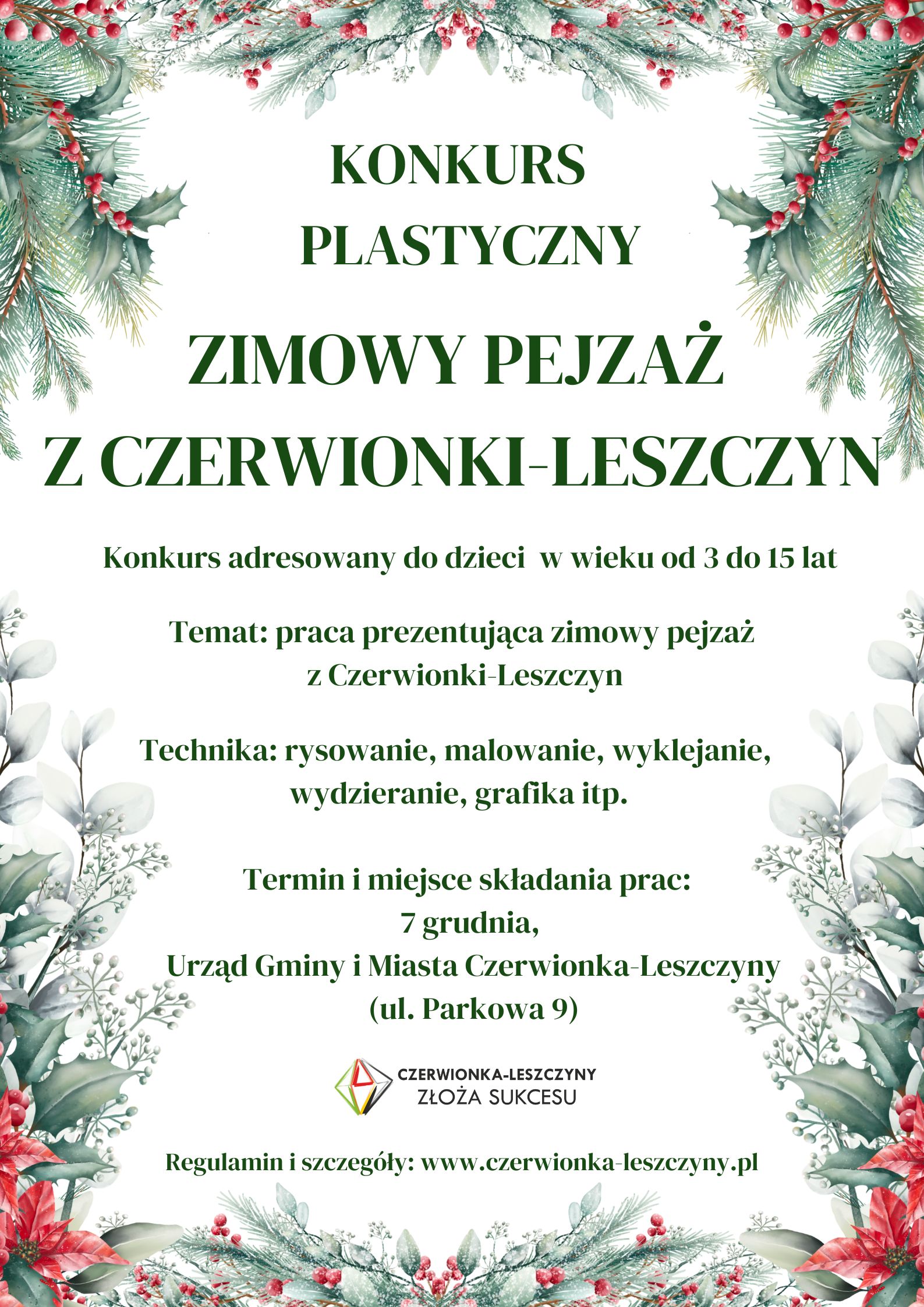 Zimowy pejzaż z Czerwionki-Leszczyn